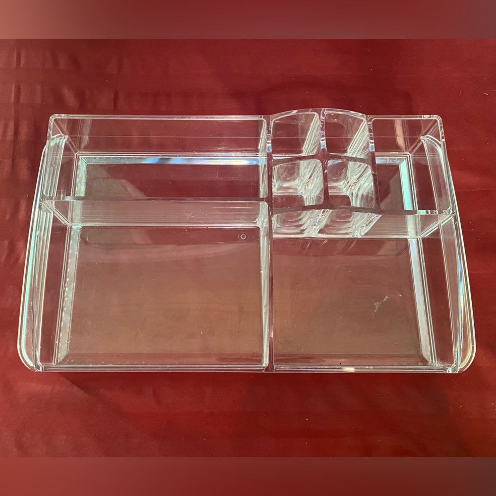 clear storage/organizer bin